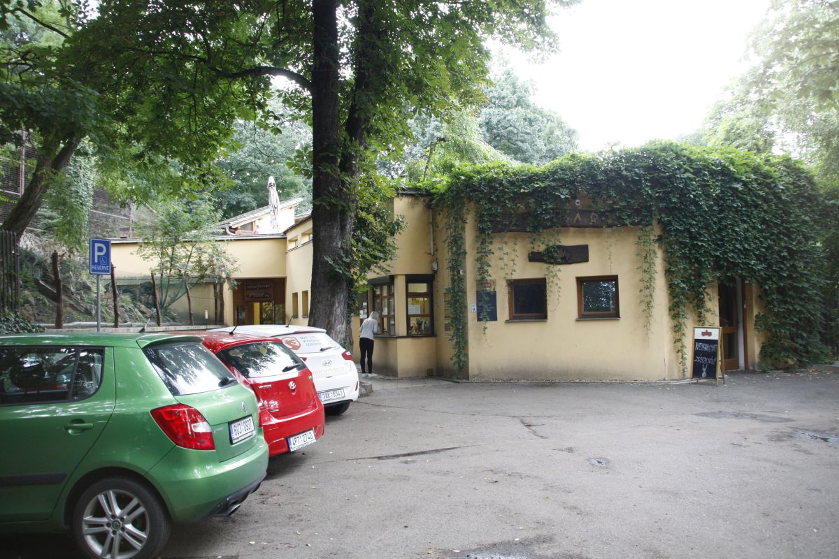 Eingang zum Tierpark von Chomutov - Podkrušnohorský zoopark