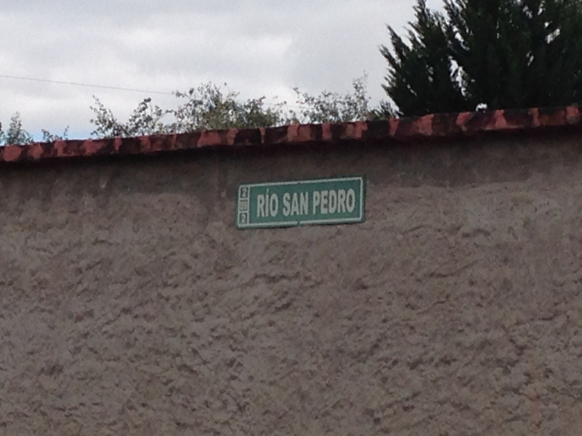 Ganz in der Nähe der Rio San Pedro wohnten wir